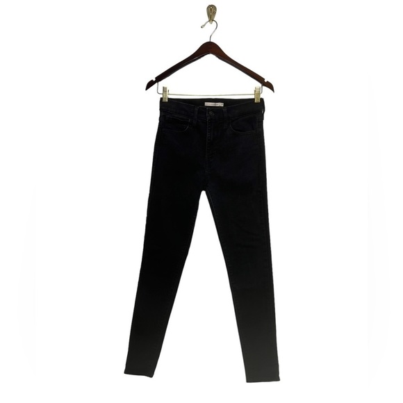 LEVI’S 720 High Rise Super Skinny Jeans Black Squared 27 - Picture 4 of 11